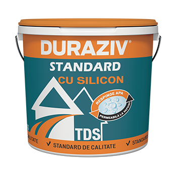 DURAZIV Standard cu Silicon TENCUIALĂ DECORATIVĂ STRUCTURATĂ TDS