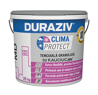 DURAZIV Clima Protect® cu Kauciuc® TENCUIALĂ DECORATIVĂ GRANULATĂ MD
