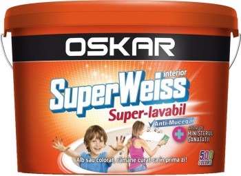 Oskar SuperWeiss Super-lavabil Anti-mucegai