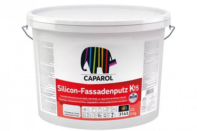 PROMOTIE! Caparol Silikon Fassasdenputz K15 cod Cognac 15, 25KG
