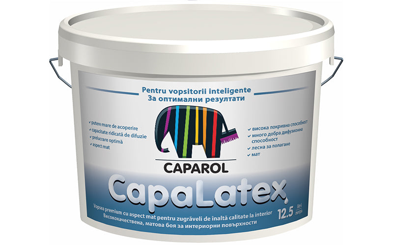 CapaLatex Vopsea latex mată, recunoscută pentru înalta calitate 