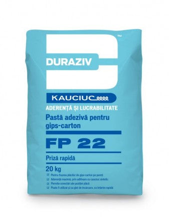 DURAZIV FP 22 Pastă adezivă pentru gips-carton, cu priză rapidă