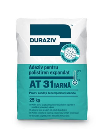 DURAZIV AT 31 IARNA Adeziv pentru polistiren expandat pentru condiții de temperaturi scăzute