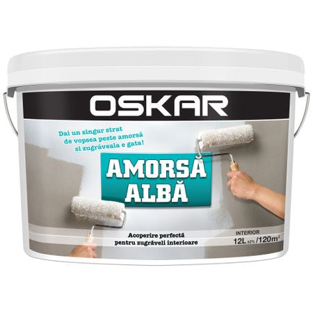 Oskar Amorsa Alba Grund de amorsare pentru pereti, pigmentat, culoare alba